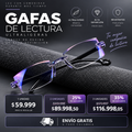 Gafas de Lectura Ultraligeras | Lentes de Resina de Alta Definición