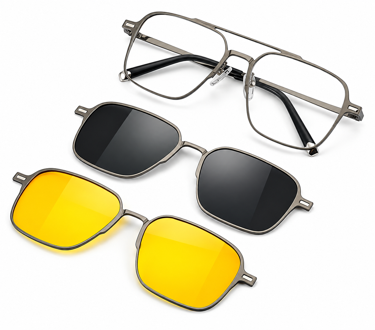 Gafas Magnéticas 3 en 1 | Diseño Unisex y Protección UV